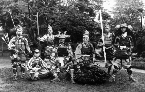 에도막부 시대의 사무라이들. Gettyimage