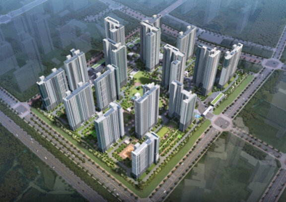 브레인시티 푸르지오의 조감도. 대우건설 제공