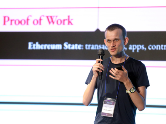 비탈릭 부테린 이더리움 공동 설립자가 2022년 8월 4일 서울 송파구 소피텔 앰배서더 서울에서 열린 ‘비들 아시아 2022 콘퍼런스’에서 기조 발언을 하고 있다. 뉴스1