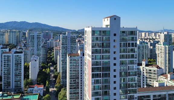 경기 성남 분당신도시 아파트 단지. 동아DB