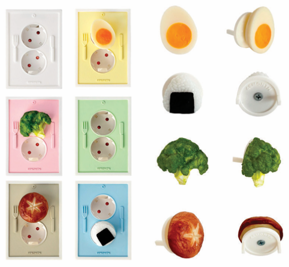 콘센트를 꾸미는 인테리어 소품들. 포식스먼스 홈페이지 캡처