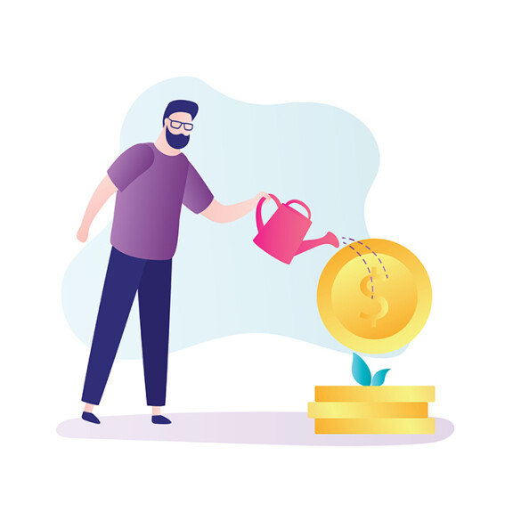 투자로 부자가 되는 건 아무리 열심히 하고 운이 좋아도 절대적 시간이 요구되는 영역이다. GETTYIMAGES