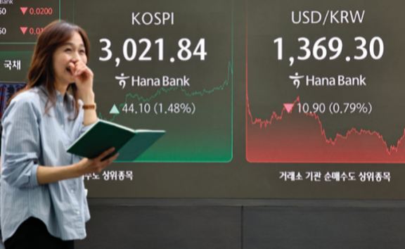 코스피가 6월 20일 3년 5개월 만에 3000 선을 돌파했다. 동아DB