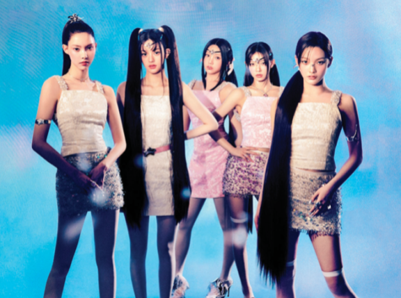 ‘빌려온 고양이(Do the Dance)’를 타이틀곡으로 한 미니 3집 ‘밤(bomb)’을 발표한 아일릿. 빌리프랩 제공  