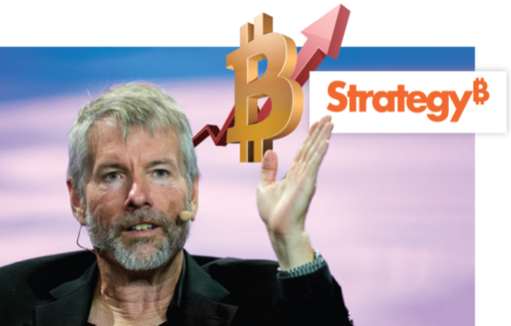 마이클 세일러 스트래티지 최고경영자는 외부 자금을 모아 비트코인을 사들이는 전략으로 주가를 부양했다. 뉴시스