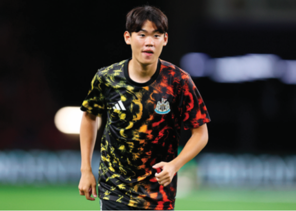 잉글랜드프리미어리그 뉴캐슬 유나이티드의 박승수. GETTYIMAGES