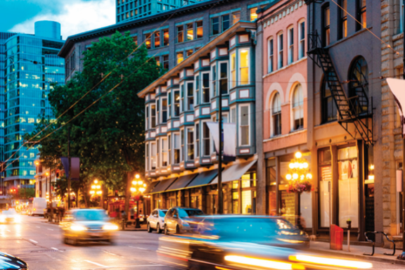 밴쿠버 다운타운. GETTYIMAGES