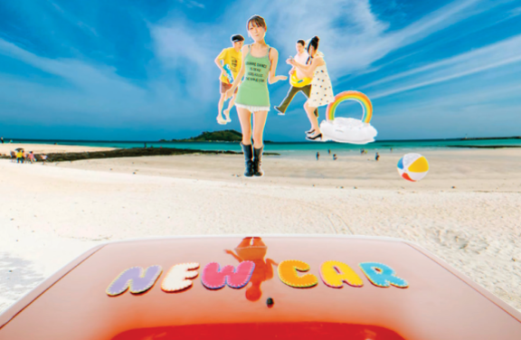 1990년대 MTV를 연상케 하는 류수정의 신곡 ‘뉴 카(NEW CAR)’ 뮤직비디오 속 한 장면. 유튜브 채널 Stone Music Entertainment 캡처