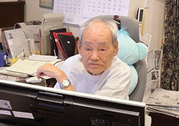 후지모토 시게루 씨는 지난달 한국에 ‘주식 투자의 기쁨’을 출간했다. ⓒ마쓰다 고마키(松田小牧)