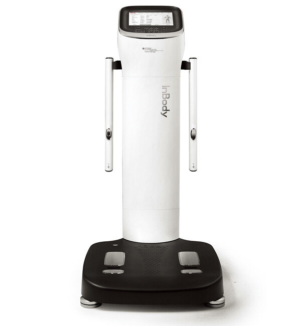 세계 최초로 3㎒ 고주파수를 체내에 안정적으로 흘려보내 측정도를 높인 체성분 분석기 ‘InBody970’. [인바디 제공]