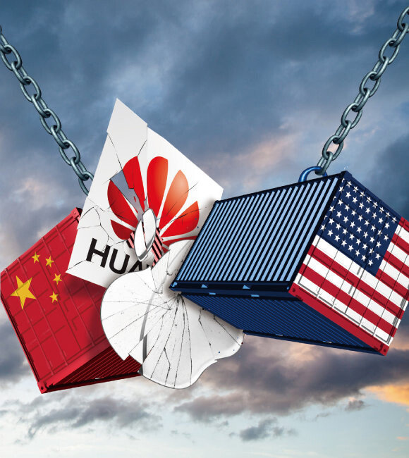 미국과 중국이 애플과 화웨이 제품에 대한 제재를 두고 대립하고 있다. [GettyImages]