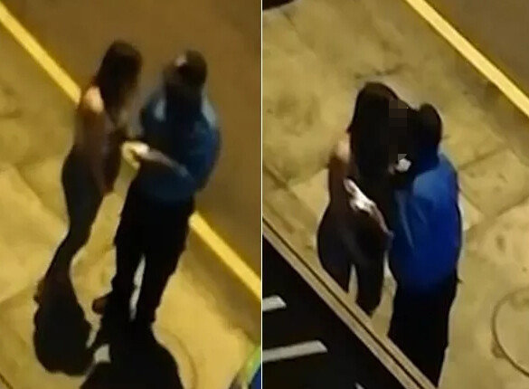 “Kiss instead of fine” Corona curfew violated woman, police approach…