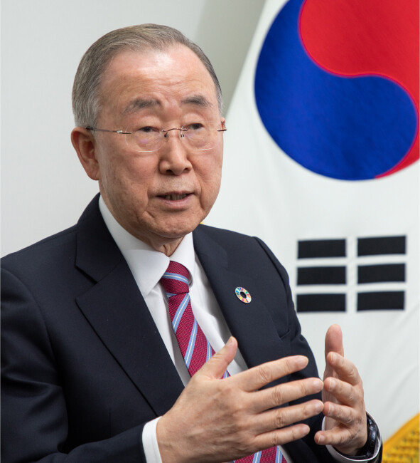 반기문 전 유엔사무총장. [조영철 기자]