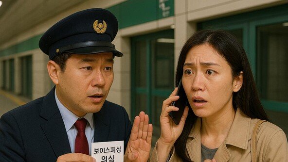 “딸 납치” “송금” 통화내용 들은 지하철 직원, 보이스피싱 막았다