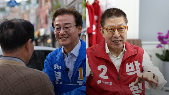 [르포] “부산이 디비진다” vs “‘샤이 보수’ 뭉친다”