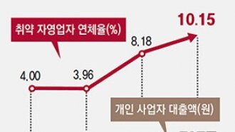 취약 자영업자, 1년새 대출 13조 급증