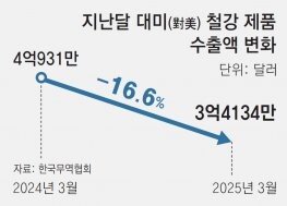 [단독]철강 관세폭탄에 ‘휘청’… 대미 수출 17% 줄었다