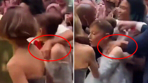 아리아나 그란데 습격해 신체접촉…가해자는 SNS에 자랑(영상)