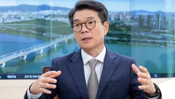 ‘李 격려’ 정원오, 서울시장 출마 묻자 “이달 중순쯤 결정”