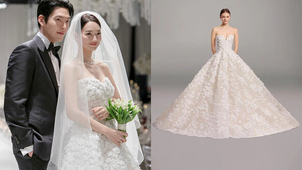 신민아 웨딩드레스 4200만원…김연아·손예진도 선택한 그 옷