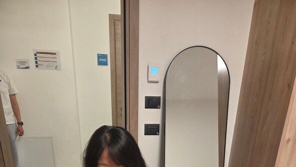 ‘금메달’ 김윤지, 산 넘어온 김치찌개에 환하게 웃었다