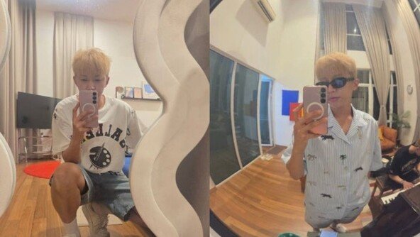 임영웅, 파격 금발 변신…180도 달라진 분위기