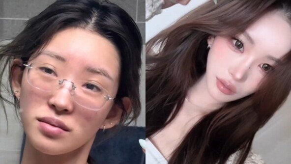 최준희, “썸녀 얼굴 믿지 마” 파격 민낯 공개…메이크업 전후 180도 반전