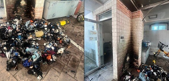 “장난으로”…다주택 쓰레기 더미에 불 지른 초등생 2명 입건