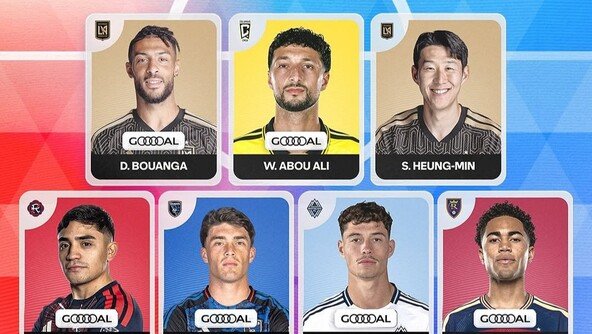 5골 관여 손흥민, 시즌 첫 MLS 라운드 ‘베스트11’ 선정