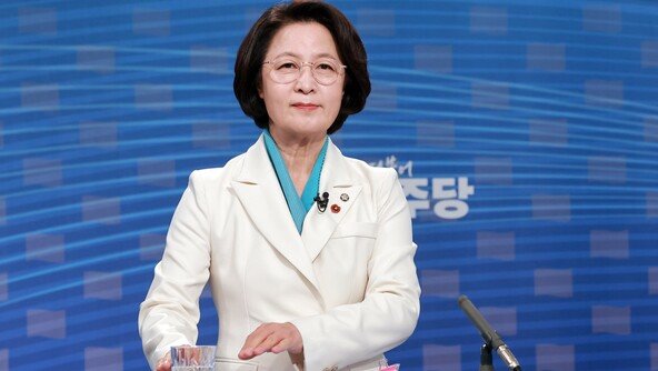 與 경기지사 후보 추미애…‘현역’ 김동연-‘친명’ 한준호 탈락