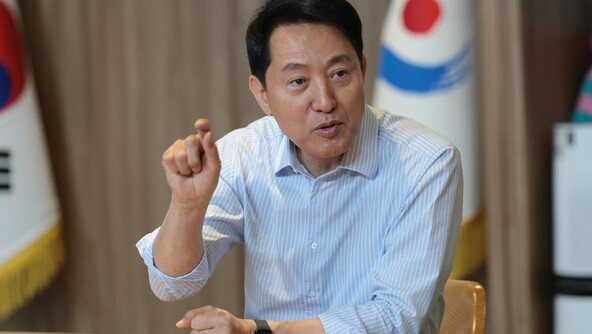 오세훈 “정원오 ‘빠른 재건축 지원’ 거짓말, 내가 31만채 공급할 것”