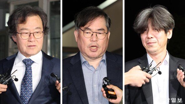 ‘대장동 비리’ 3인방 구속기한 만료 석방[청계천 옆 사진관]