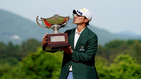 양지호, 한국오픈 새역사…“힘들어 쉴까 했는데, 대리기사 불러 준 아내 덕”