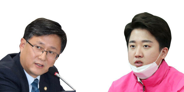 김성환(왼쪽). 이준석. [뉴스1]