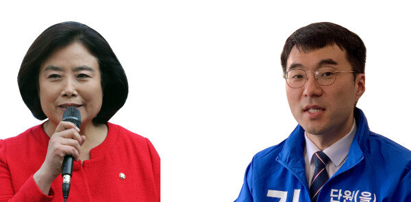 박순자(왼쪽). 김남국. [문영훈 기자, 양회성 동아일보 기자]