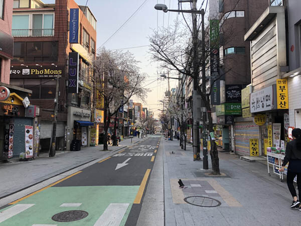3월 30일 서울 성북구 참살이길. [이현준 기자]