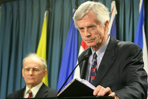 데이비드 킬고어 전 캐나다 국무장관은 파룬궁 수련자 장기를 강제 적출하는 중국을 비판하는 보고서를 냈다. [동아DB]