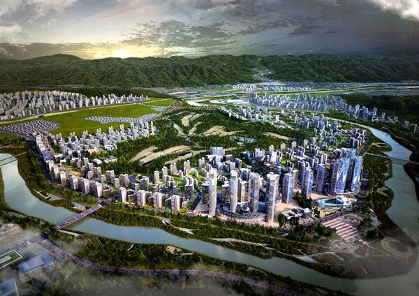 대구시는 TK신공항 주변에 군위스카이시티를 조성할 계획이다. 대구시