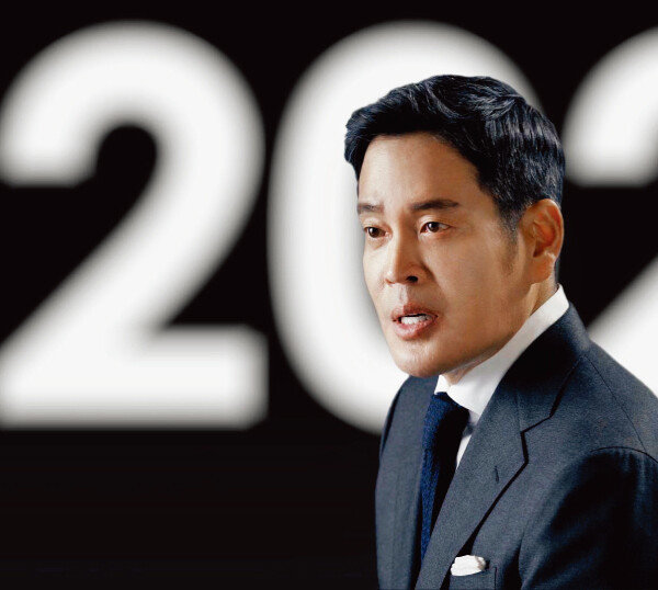 1월 유튜브를 통해 신년사를 발표하고 있는 정용진 신세계그룹 부회장.  [사진 제공 · 신세계]