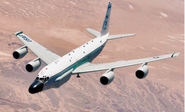 미국 공군 RC-135 정찰기. 미국 공군 제공