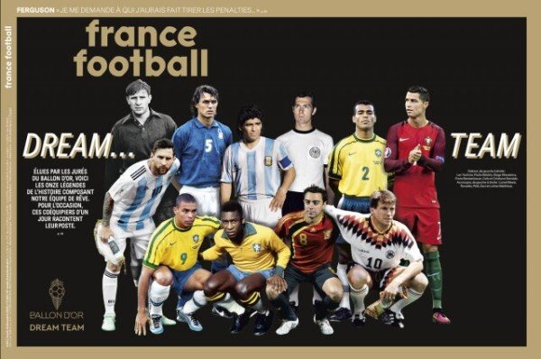 ‘Menaldo’ teamed up with Ronaldo-Pele-Maradona…  ‘Ballondore Dream Team’ released