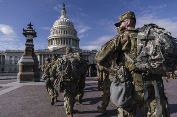 On the day of Biden’s inauguration, extremists spy on infiltrating camouflage…  Washington hypertension state