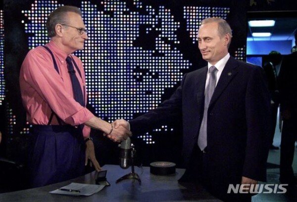 Putin also congratulates Larry King…  “Show me the best professional spirit”