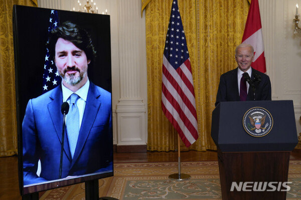 Biden, Trudeau and first bilateral summit…  Trudeau “I missed the US leadership”