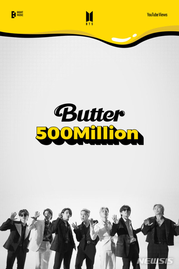 Bts Butter Music Video Surpasses 500 Million Views Newsdir3