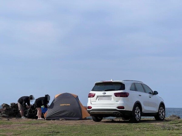 “비양도 개판은 시간문제”…‘백패킹 성지’ SUV 끌고온 차박 커플