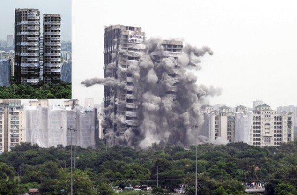 New Delhi skyscrapers demolished for “illegal layout adjust”.