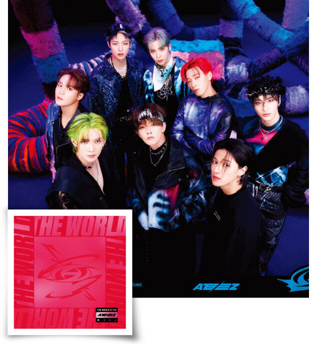 에이티즈가 두 번째 정규앨범 ‘더 월드 에피소드 파이널: 윌’을 내놓았다. [KQ엔터테인먼트 제공]