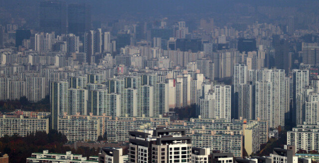 서울 서초구, 강남구 일대 아파트 단지. 뉴스1