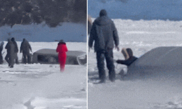 러 바이칼호 ‘빙판 투어’ 버스 침몰…中관광객 8명 사망